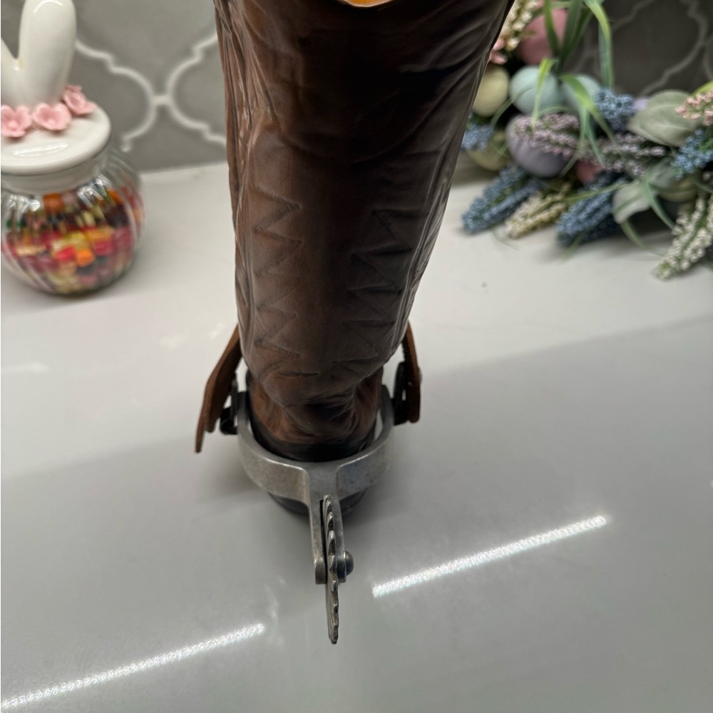 Vintage 1977 ceramic boot with spit - Picture 8 of 10